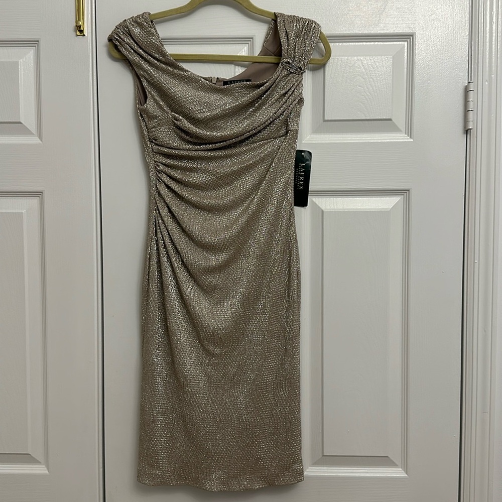 NWT Ralph Lauren Evening Dress Size:4